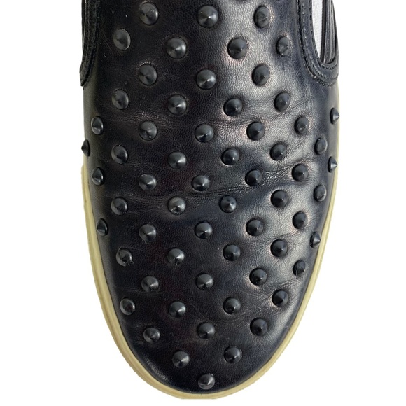Saint Laurent Napa Studded Skate Shoe, Noir - Picture 4 of 13